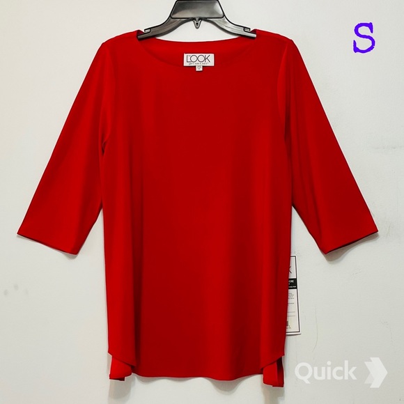 S - NWT The Look Effortlessly stylish tunic Top - Picture 2 of 14